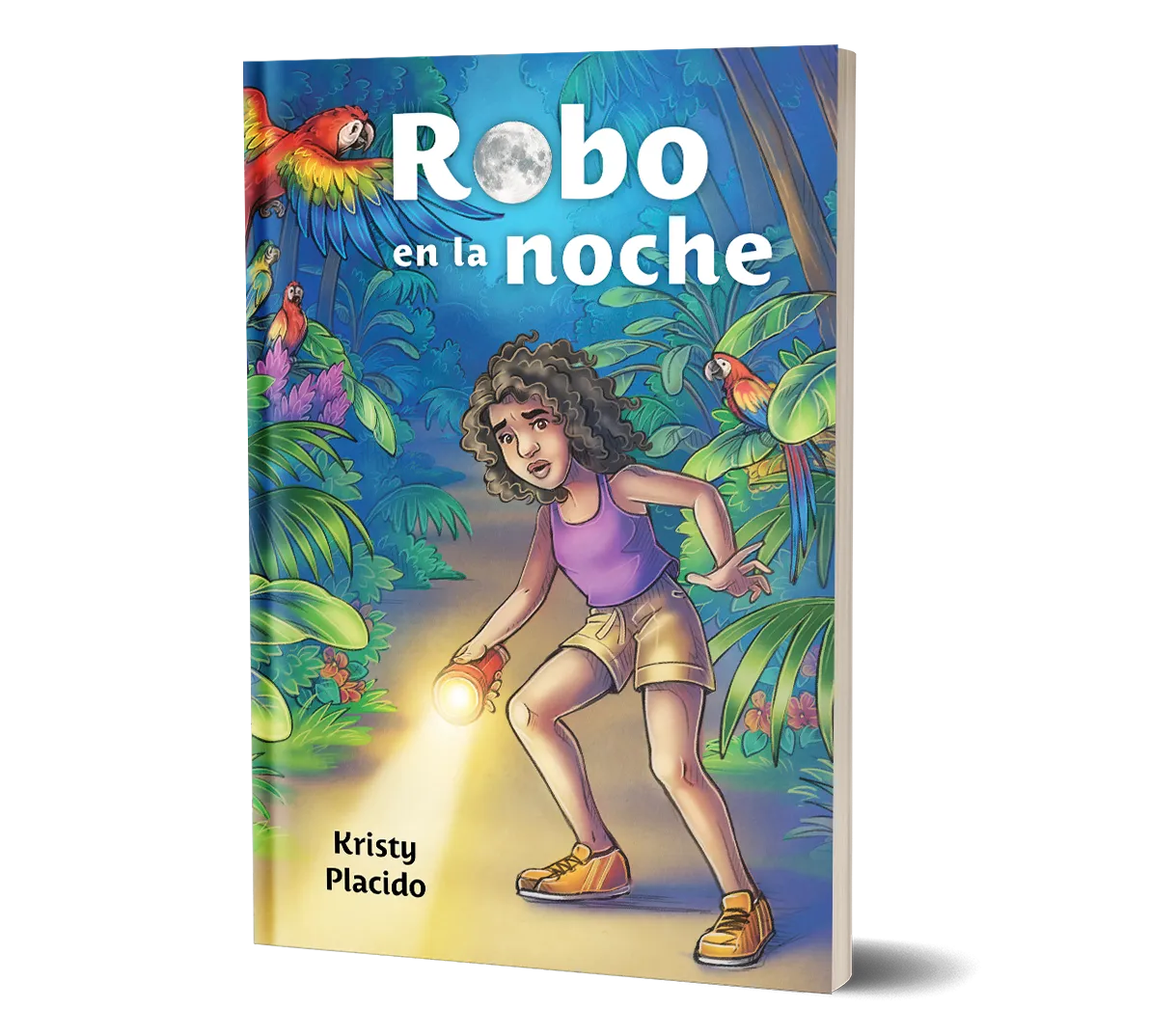 Robo en la Noche novel cover, by Kristy Placido